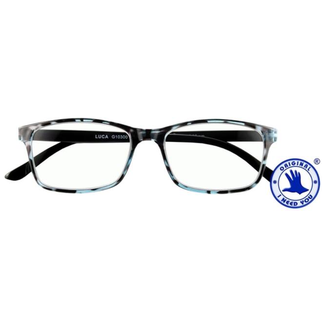 Leesbril I Need You +1.50 dpt Luca blauw