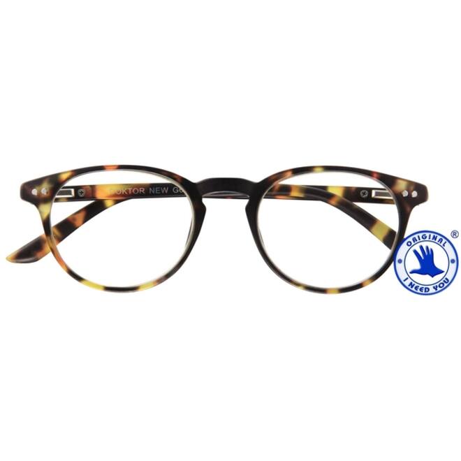 Leesbril I Need You +3.00 dpt Dokter New bruin