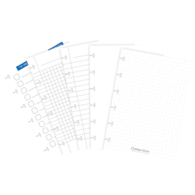 Uitbreidingsset Correctbook A6 mix 5 bladen