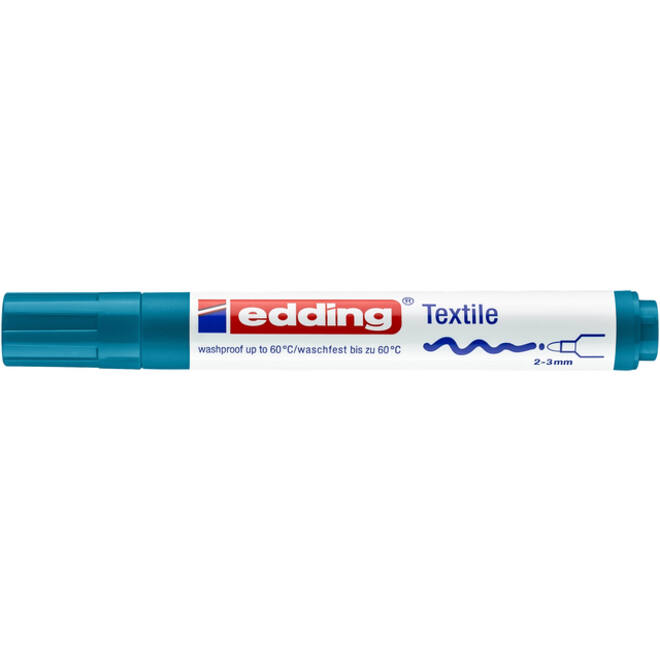 Viltstift edding 4500 textiel rond 2-3mm oriëntblauw
