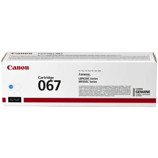Tonercartridge Canon 067 blauw