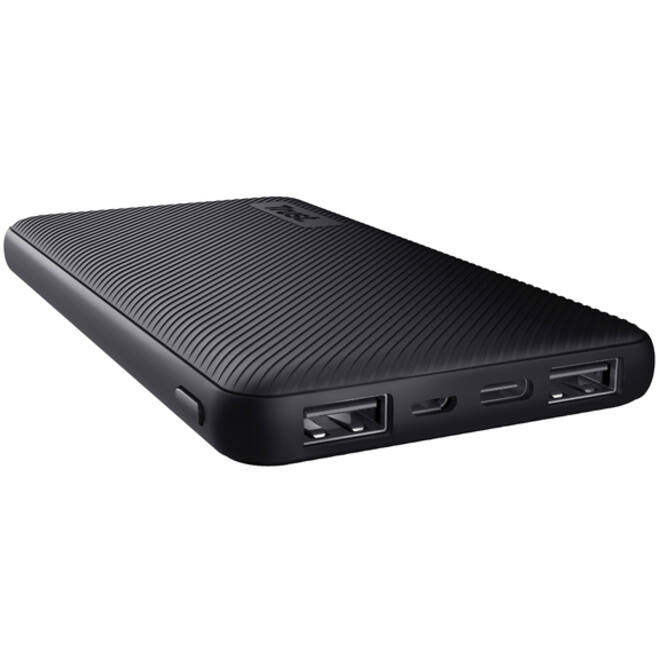Powerbank Trust Primo 10.000 mAh eco zwart