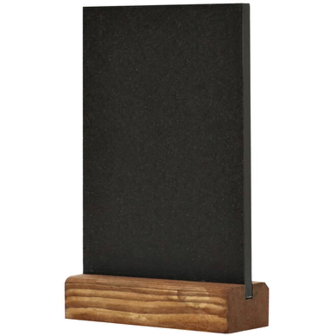 Krijtbord Europel tafelmodel A6 staand natural