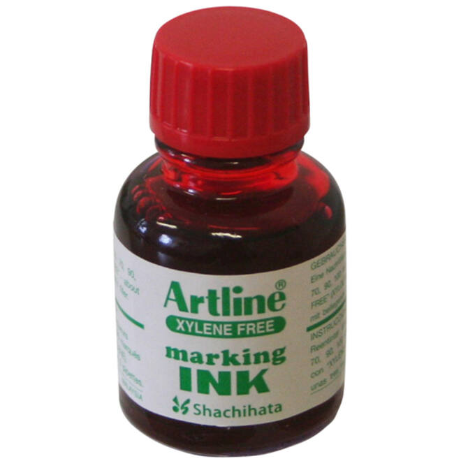 Viltstiftinkt Artline rood