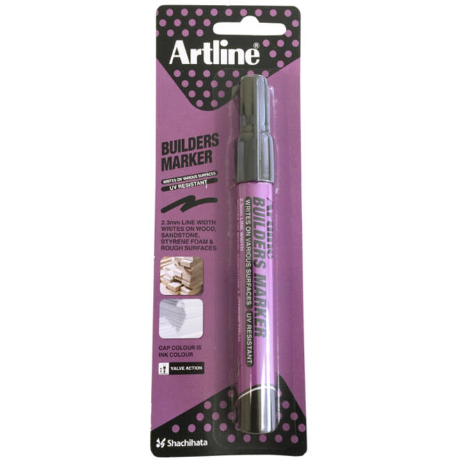 Viltstift Artline Professional builders zwart