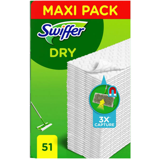 Vloerwisdoekjes Swiffer navulling droge doekjes