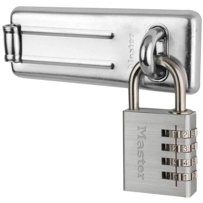 Hangslot MasterLock overval + aluminium 40mm