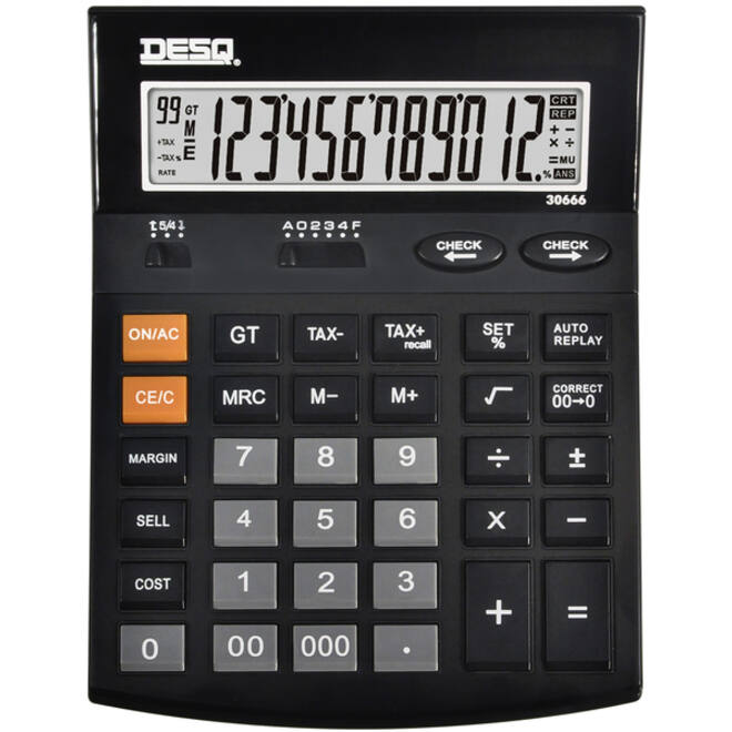 Rekenmachine Desq X-Large Check&Correct