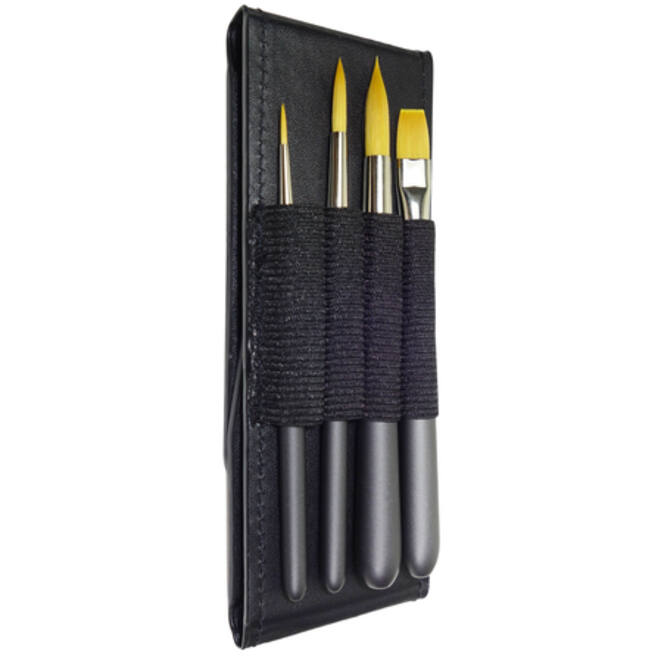 Penselenset Zahn Travel Buddy 4-delig