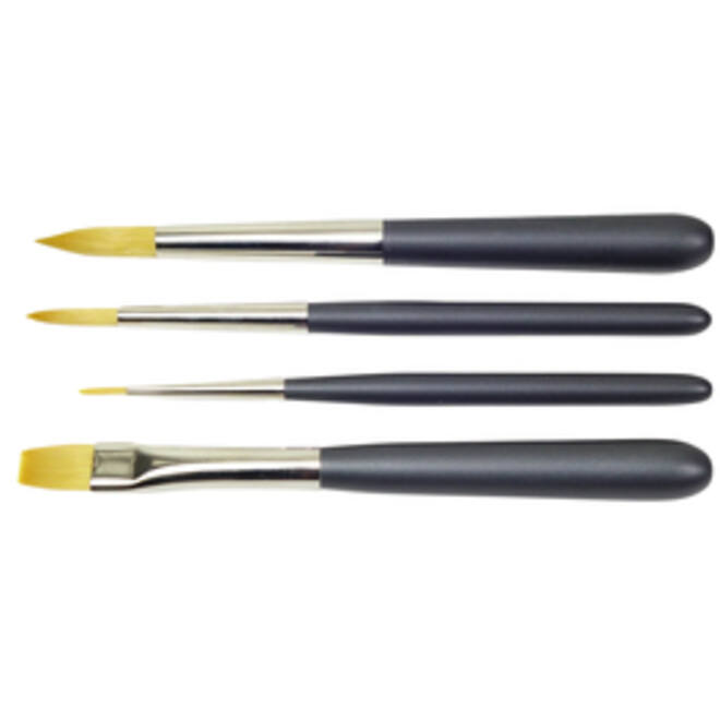 Penselenset Zahn Travel Buddy 4-delig