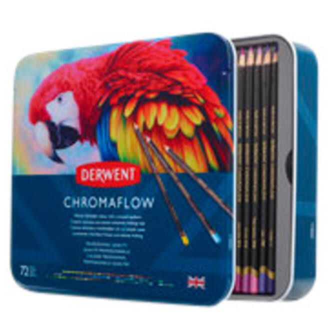 Kleurpotloden Derwent Chromaflow set à 72 kleuren