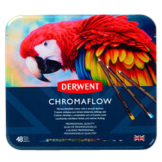 Kleurpotloden Derwent Chromaflow set à 48 kleuren