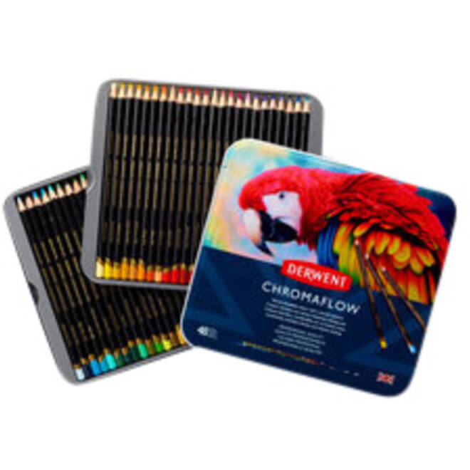 Kleurpotloden Derwent Chromaflow set à 48 kleuren