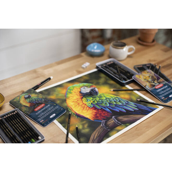 Kleurpotloden Derwent Chromaflow set à 24 kleuren