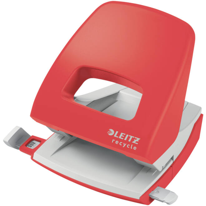 Perforator Leitz Nexxt Recycle 30 vel rood