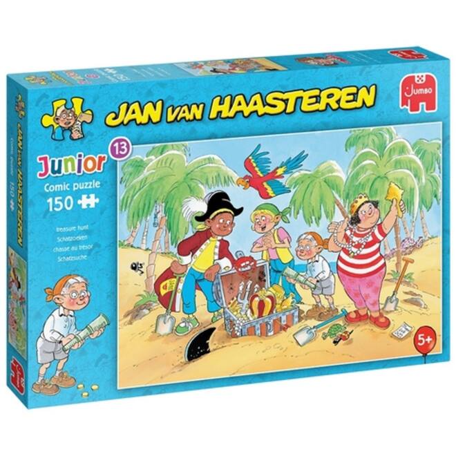 Puzzel Jan van Haasteren Junior 13 Treasure Hunt 150 stukjes
