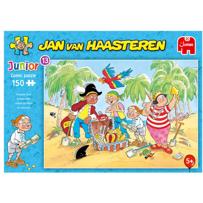 Puzzel Jan van Haasteren Junior 13 Treasure Hunt 150 stukjes