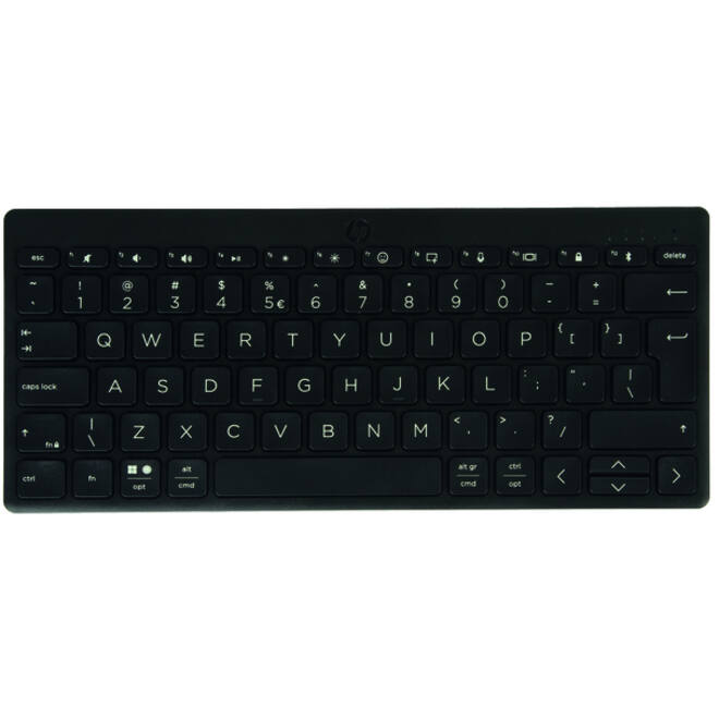 Toetsenbord HP 355 compact multi-device Qwerty zwart