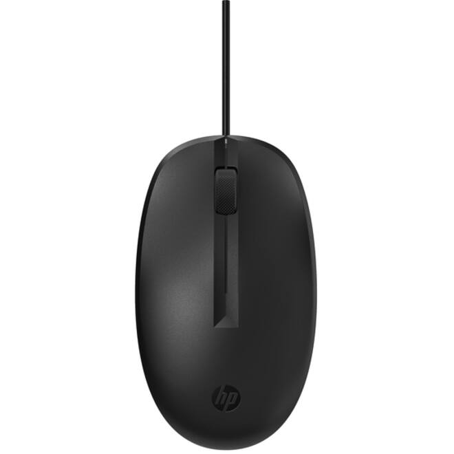 Muis HP 128 laser bedraad zwart