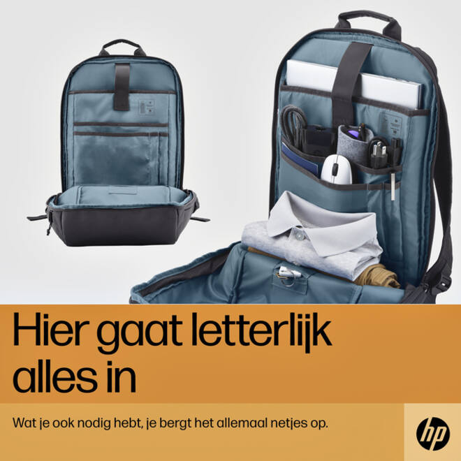 Laptop Rugzak HP travel 18 liter 15.6 blauw/grijs