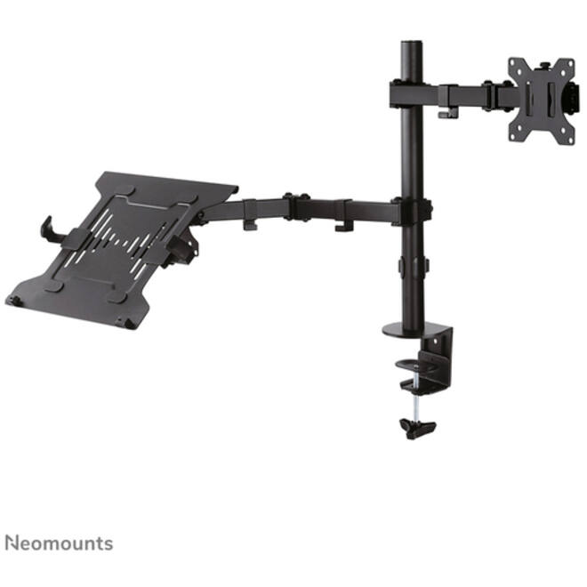 Monitorarm met laptopstandaard Neomounts FPMA-D550NOTEBOOK zwart