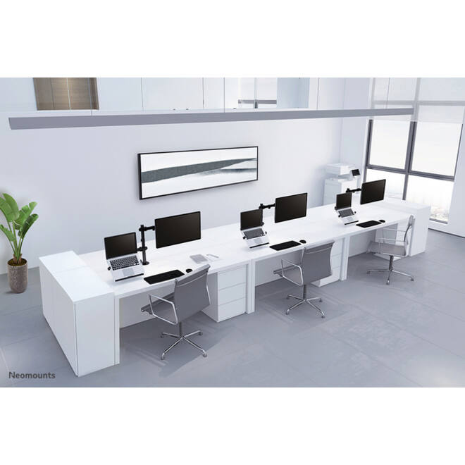 Monitorarm met laptopstandaard Neomounts FPMA-D550NOTEBOOK zwart