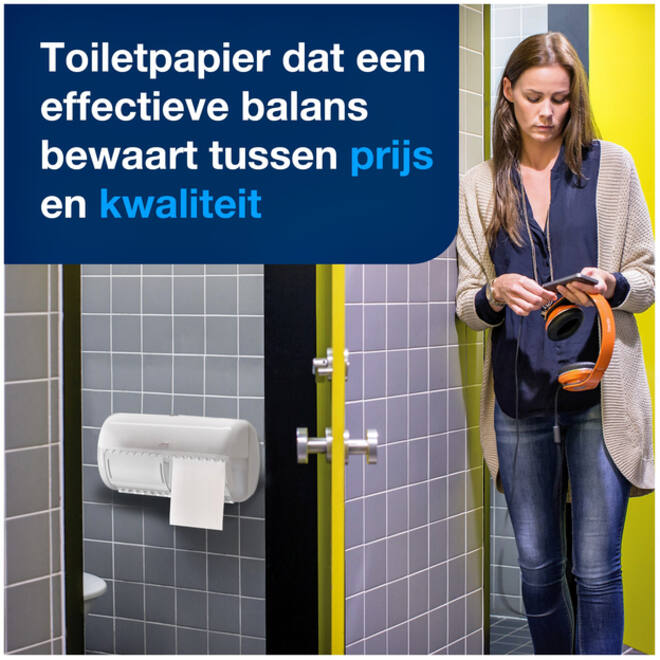 Toiletpapier Tork T4 advanced 2-laags 200vel wit 472161
