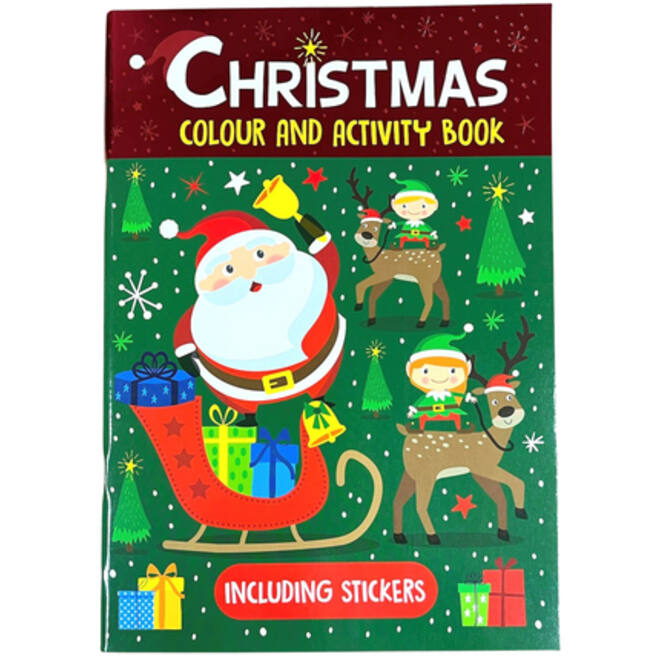 Kleur- en activiteitenboek A4 kerst