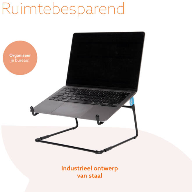 Laptopstandaard R-Go Office Zwart