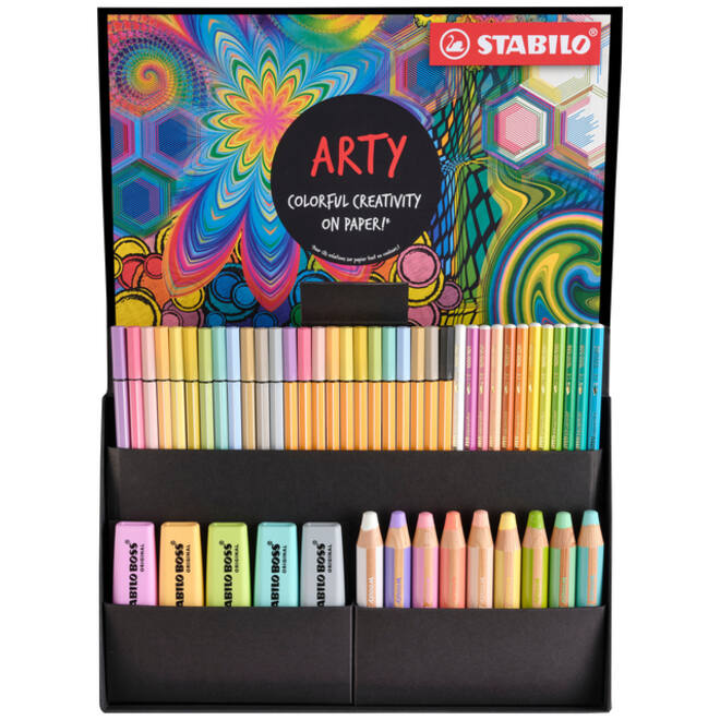 Creative set Stabilo 77/6 Arty colorful creative pastel mix