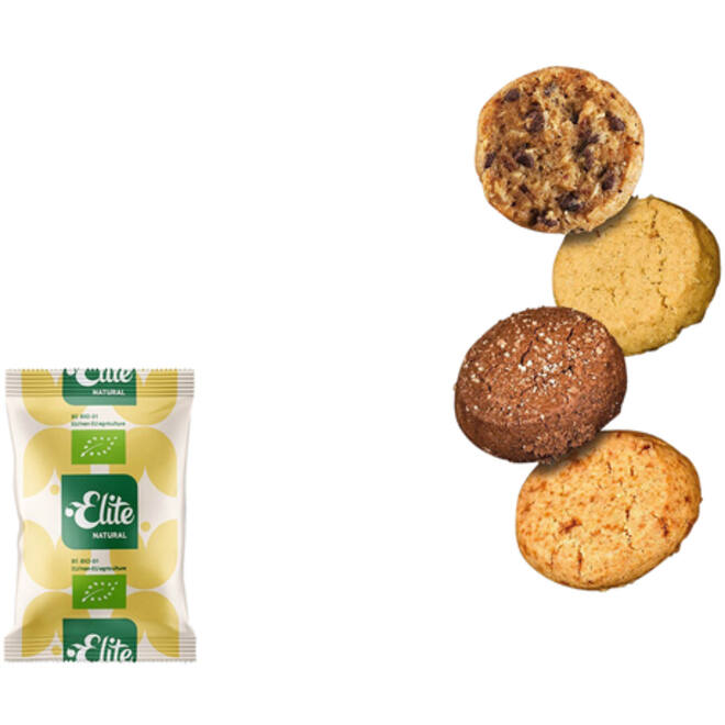 Koekjes Elite Natural biologische biscuitmix 120 stuks
