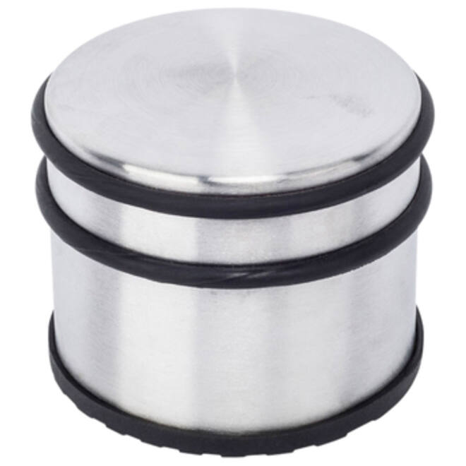 Deurstopper BRASQ met rubberen ringen rvs