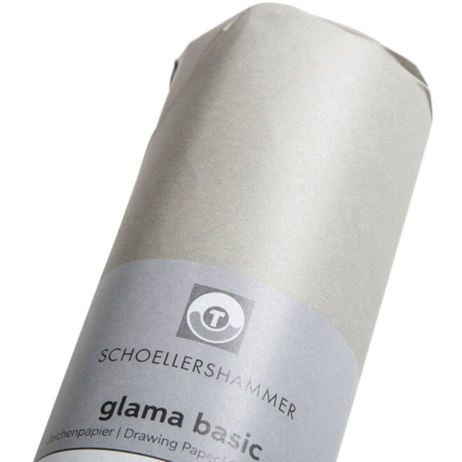 Tekenpapier Schoellershammer Glama Basic 33cmx50m 60gr transparant