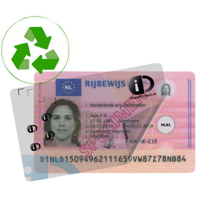 Beschermfolie PassProtect voor rijbewijs