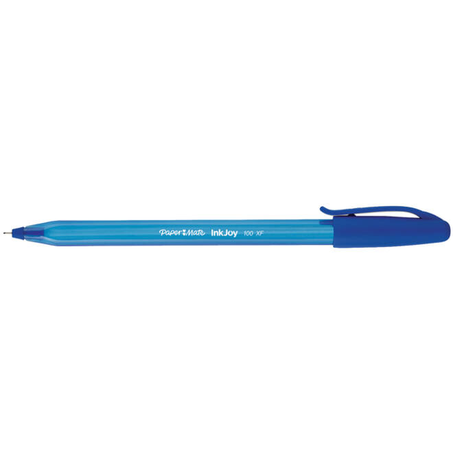Balpen Paper Mate Inkjoy 100 fijn blauw