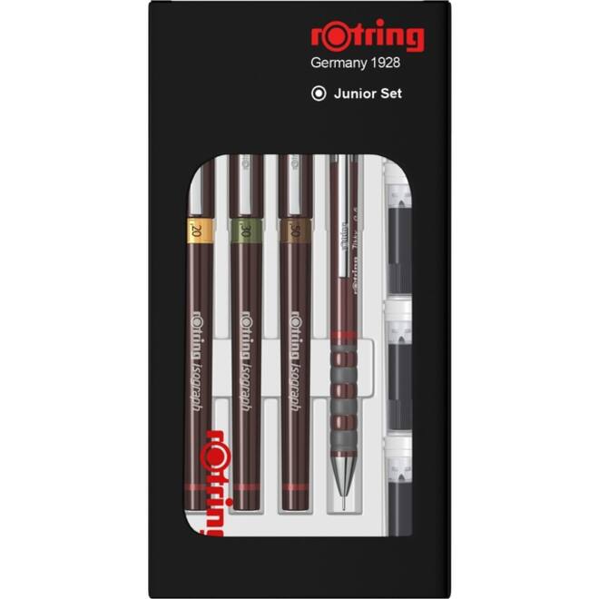 Tekenset rOtring Isograph Junior 4-delig