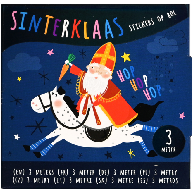 Stickerset Sinterklaas 3 meter