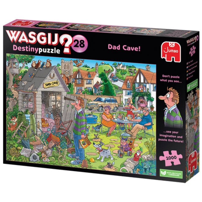 Puzzel Wasgij Destiny 28 De Mancave Van Pa! 1000 stukjes