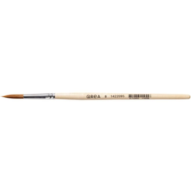 Penseel Qrea synthetisch haar nr 8 breedte 5,5mm