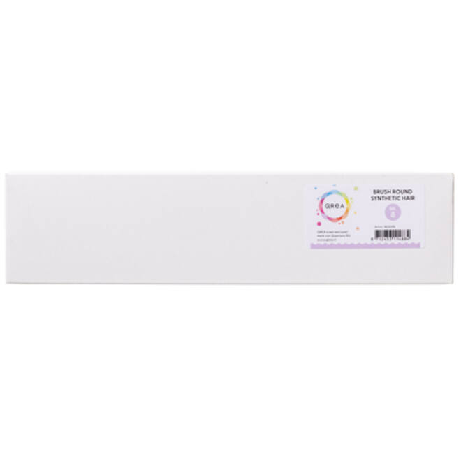 Penseel Qrea synthetisch haar nr 8 breedte 5,5mm