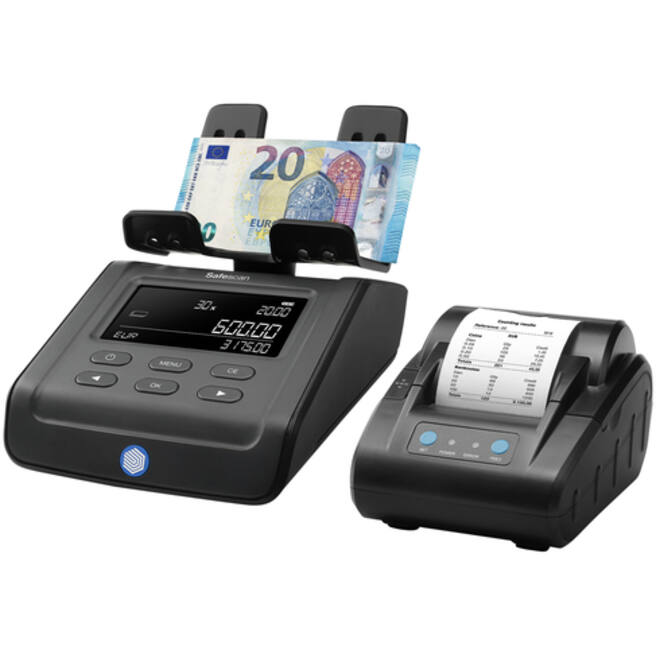 Geldtelweegschaal Safescan 6175 zwart