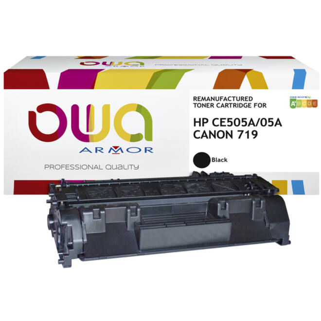 Tonercartridge OWA alternatief tbv HP CE505A zwart