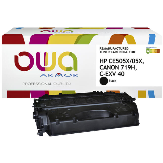 Tonercartridge OWA alternatief tbv HP CE505X zwart