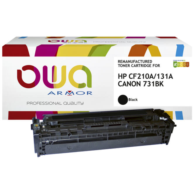 Tonercartridge OWA alternatief tbv HP CF210A zwart
