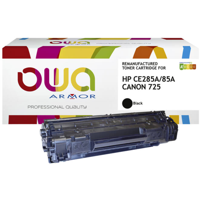 Tonercartridge OWA alternatief tbv HP CE285A zwart