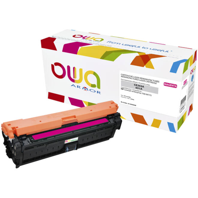 Tonercartridge OWA alternatief tbv HP CE343A rood