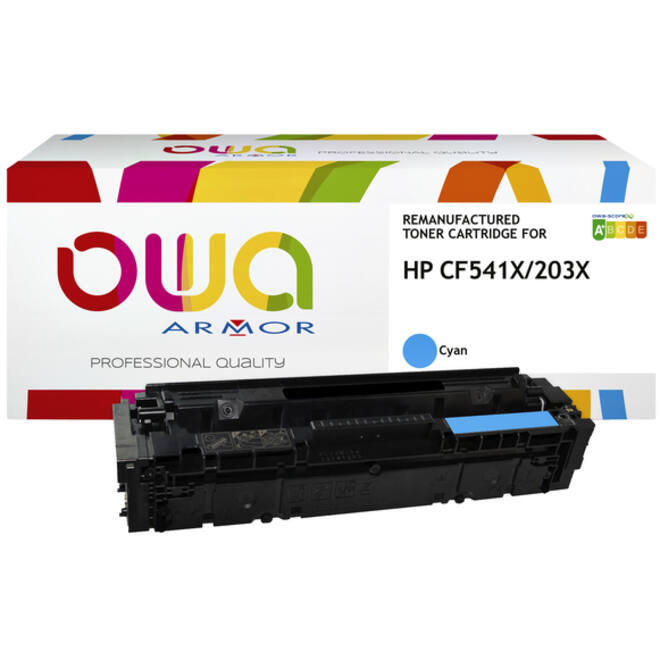 Tonercartridge OWA alternatief tbv HP CF541X blauw