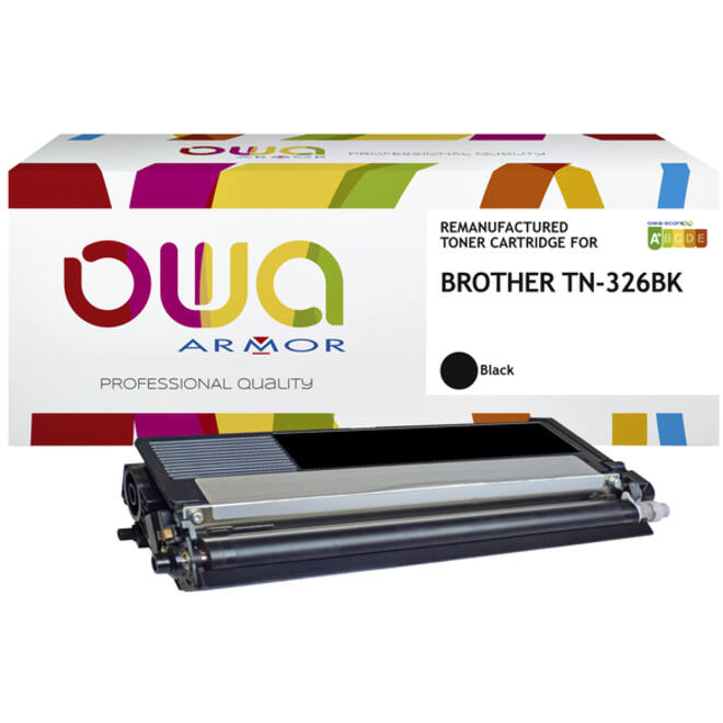 Toner OWA alternatief tbv Brother TN-326BK zwart