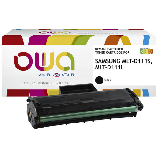 Tonercartridge OWA alternatief tbv Samsung MLT-D111S/D111L zwart