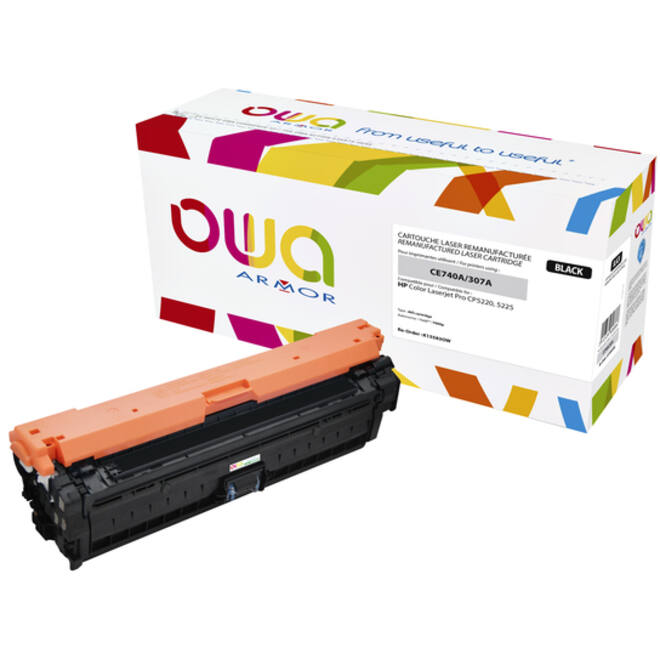 Tonercartridge OWA alternatief tbv HP CE740A zwart